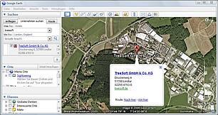 Treesoft CRM Google Earth