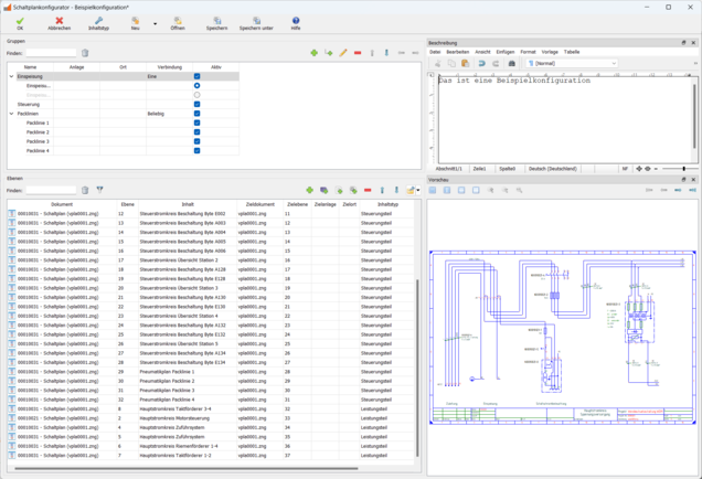 Beispielkonfiguration - Treesoft CAD Schaltplankonfigurator PRO