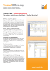 Flyer Treesoft CRM Softwareverwaltung